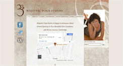 Desktop Screenshot of majesticyogastudio.com